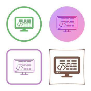 Coding Vector Icon