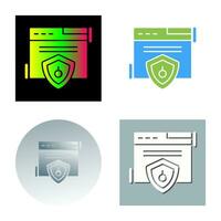 Web Security Vector Icon