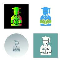 icono de vector de aprendizaje