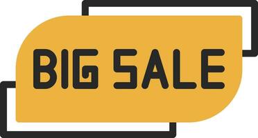 Big Sale Banner Vector Icon Design