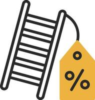 Discount Ladder Vector Icon Design