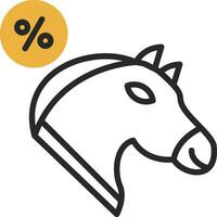 Discounted Unicorn Vector Icon Design