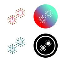 Unique Virus Vector Icon