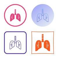 Lung Vector Icon