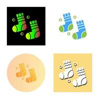 Winter Socks Vector Icon