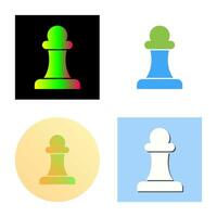 Unique Pawn Vector Icon