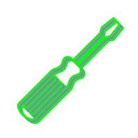 Screw driver Vector Icon