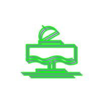 Wedding Dinner Vector Icon