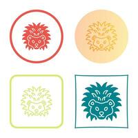 Hedgehog Vector Icon