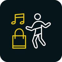 Shopping Dance Vector Icon Design