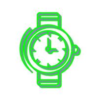 icono de vector de reloj de pulsera