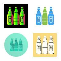 Beer Bottles Vector Icon