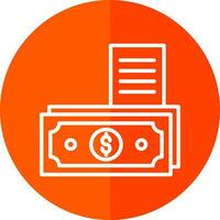 Money Bill Vector Icon Design