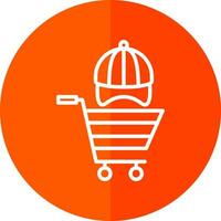 Shopping Hat Vector Icon Design