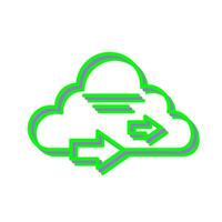 Cloud Computing Vector Icon