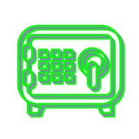 Safe Box Vector Icon