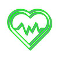 Heart Beat Vector Icon