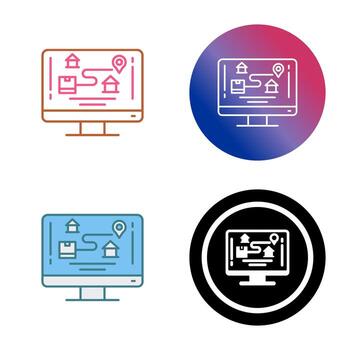 icono de vector de seguimiento