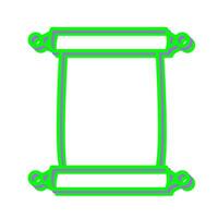 Scroll of Paper Vector Icon