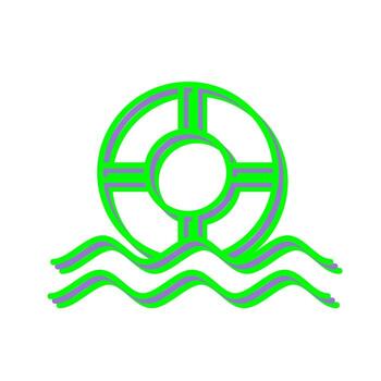 Float Vector Icon