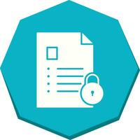 Unique Confidentiality Vector Icon