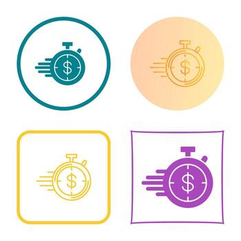 icono de vector de temporizador