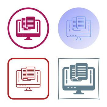 pegar icono vectorial vector