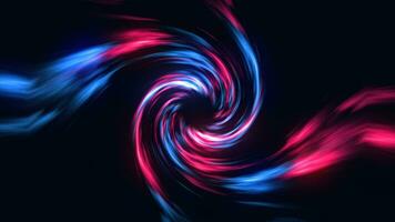 Abstract Animated Color 3D Style Smooth Wavy space. Multicolor twirl Pattern Concept. Trendy twirl space wave abstract flow. Beautiful Gradient video