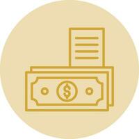 Money Bill Vector Icon Design