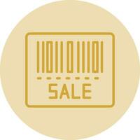 Sale Barcode Vector Icon Design