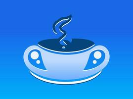 Vector cup of tea icon isometric of cup of tea icon for logo web design isolated
