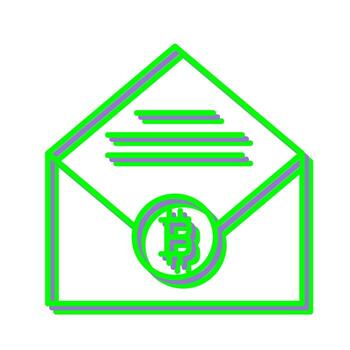 icono de vector de correo
