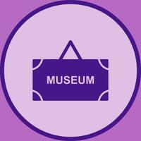 Museum Tag Vector Icon