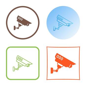 icono de vector de cctv