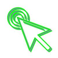 Unique Click Vector Icon