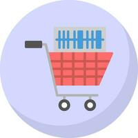 Shopping Barcode Vector Icon Design