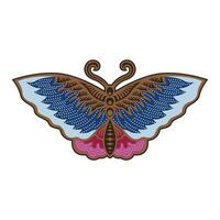 Javanese butterfly icon vector image illustration
