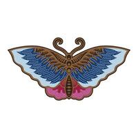 Javanese butterfly icon vector image illustration