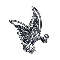 Javanese butterfly icon vector image illustration