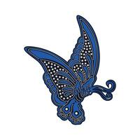 Javanese butterfly icon vector image illustration