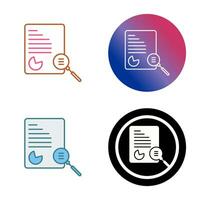 Unique Case Study Vector Icon