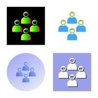 Network Group Vector Icon