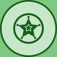 Sheriff Vector Icon