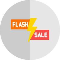 Flash Sale Lightning Vector Icon Design