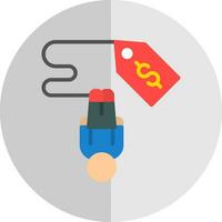 Sale Bungee Jump Vector Icon Design