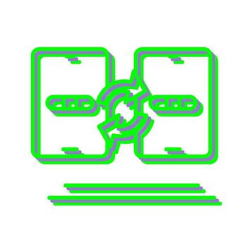 Data Transfer Vector Icon