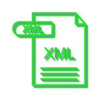 XML Vector Icon