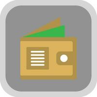 Wallet with Money Vector Icon Design