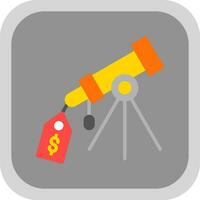 Price Tag Telescope Vector Icon Design