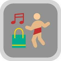 Shopping Dance Vector Icon Design